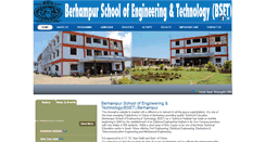 Desktop Screenshot of bsetberhampur.ac.in